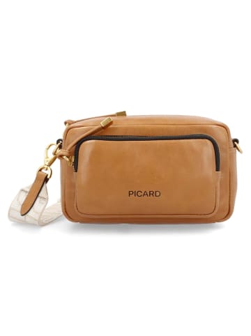 PICARD Soulmate Umhängetasche Leder 20 cm in cognac