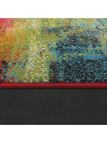 KADIMA DESIGN Teppich Kurzflor Abstrakt Wohnzimmer in Mehrfarbig