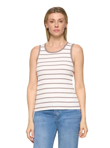 CARTOON Basic-Top mit Rundhalsausschnitt in Cream/Beige