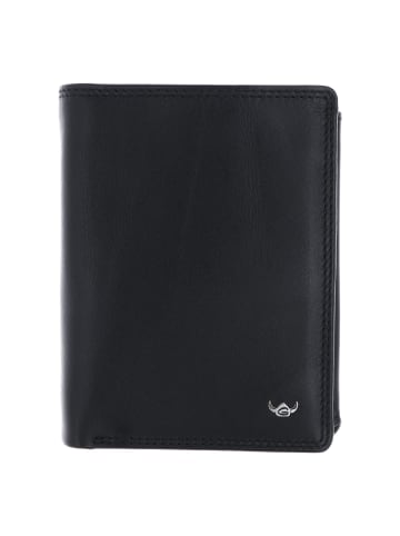 Golden Head Polo Geldbörse RFID Schutz Leder 12.5 cm schwarz