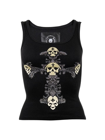 Roberto Geissini Gold Skull Top