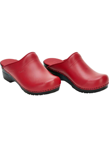 Sanita Comfortwear Clog "Original-Sonja Pu Open" in Rot