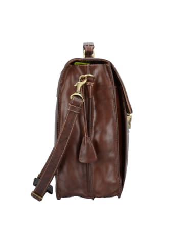 PICARD Toscana Aktentasche Leder 42 cm Laptopfach in kastanie