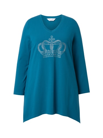 MIAMODA Shirt in dunkles petrol