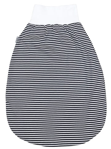 TupTam Baby Strampelsack mit breitem Bund Unwattiert in denim