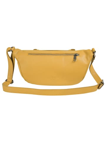 Samantha Look Gürteltasche echt Leder in gelb