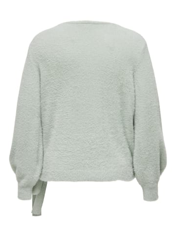 ONLY Carmakoma Strickpullover in Aqua Gray