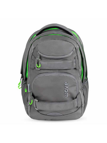 Wave Rucksack Infinity Move Tasche Schulrucksack "Lime Grey" Ranzen 10 Jahre