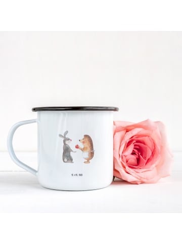 Mr. & Mrs. Panda Pott Hase Igel ohne Spruch in Weiß