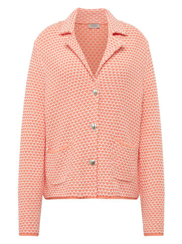 Rabe Strickjacke in Orange