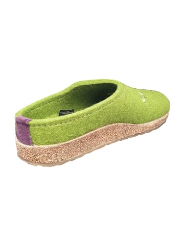 HAFLINGER Hausschuhe in Grün