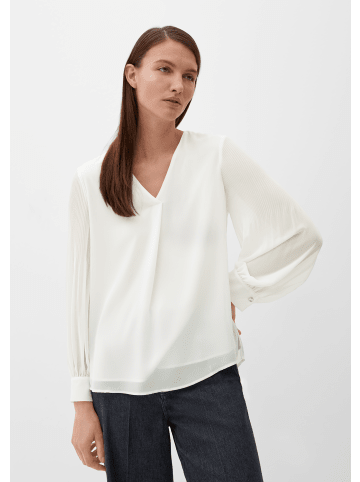 s.Oliver BLACK LABEL Bluse langarm in Creme