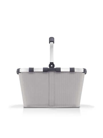 Reisenthel carrybag - Einkaufskorb (teddy leo olive) in herringbone grey