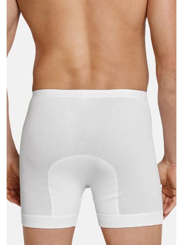 Schiesser Unterhose kurz Original Classics Doppelripp in Weiß