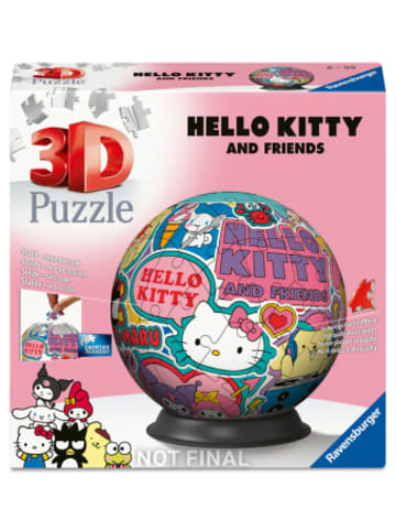 Ravensburger Verlag GmbH Spiel - 3D Puzzle-Ball Hello Kitty and Friends