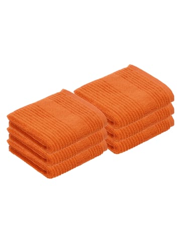 Vossen 6er Pack Gästetuch in electric orange