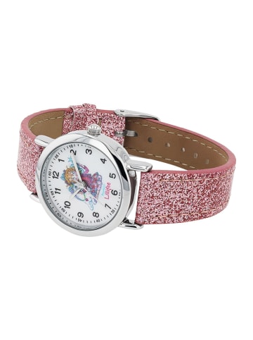 Prinzessin Lillifee Quarzuhr Alloy, IP silber in pink