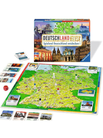 Ravensburger Laufspiel Deutschlandreise - Gesellschaftsspiel & Brettspiel ab 8 Jahre 8-99 Jahre in bunt