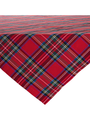 Erwin Müller Baumwollmischung, Gewebt Mitteldecke in rot