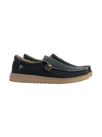 Hey Dude Mikka Braided Slipper Blau