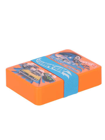 COFI 1453 Hot Wheels Lunchbox Pausenbox Vesperdose Robuste Brotbox 18x13x5 in Orange
