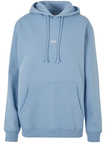 DEF Kapuzenpullover in light blue