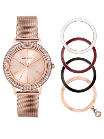 Anne Klein Quarzuhr Geschenksets in rosegold