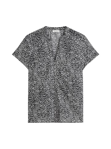 Marc O'Polo Gemustertes Blusen-Shirt in Schwarz