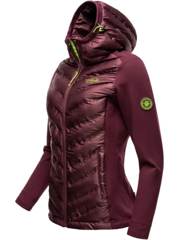 Navahoo Übergangsjacke Nimm Mich Mit in Aubergine