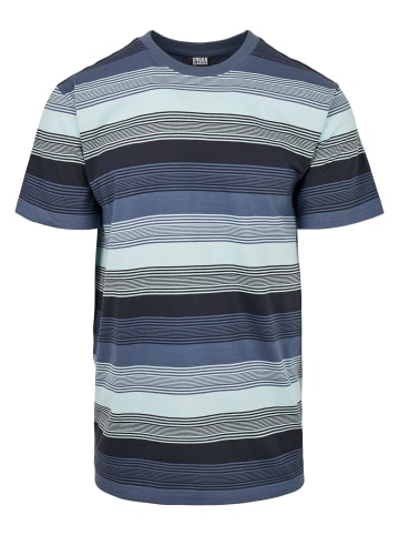 Urban Classics Urban Classics Herren Yarn Dyed Sunrise Stripe Tee in vintageblue