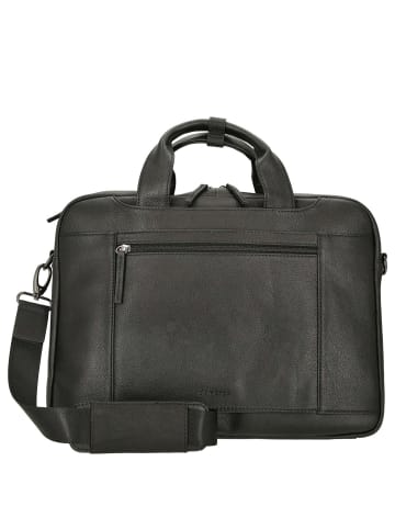 D&N Business Line - Aktentasche 40 cm Leder (black) in schwarz