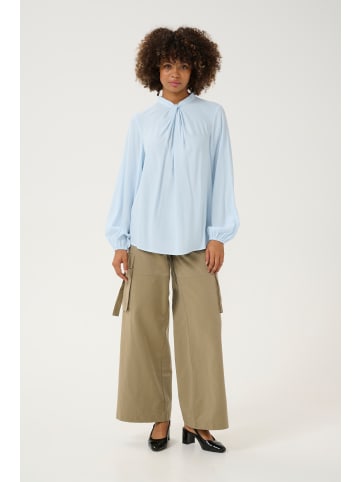 CULTURE Langarm-Bluse CUbaya Relaxed fit in Cashmere Blue