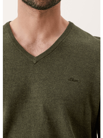 s.Oliver Pullover langarm in Olive