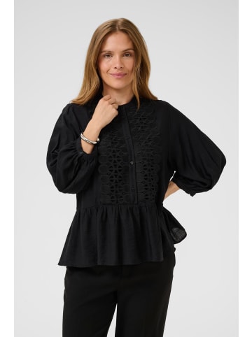 CULTURE Langarm-Bluse CUurta Relaxed fit in Black