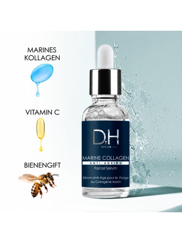 Dr H Gesichtsserum mit Meereskollagen 30 ml