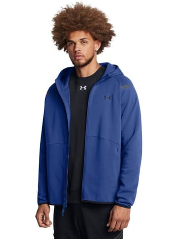 Under Armour Fleecejacke/Fleecepullover "Ua Unstoppable Flc Fz Hd Eu" in Blau