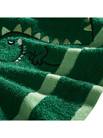 Erwin Müller Frottier Kinder-Handtuch Dino in grün