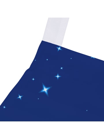 Mr. & Mrs. Panda Kochschürze Sternzeichen Stier mit Spruch in Sternenhimmel Blau