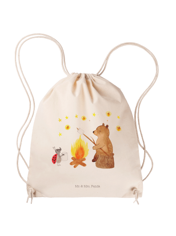 Mr. & Mrs. Panda wander rucksack Bär & Marienkäfer Lagerfeuer oh... in Creme
