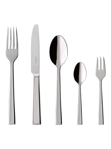 Villeroy & Boch 30-tlg. Tafelbesteck Victor in Silber – in silber