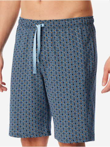 Schiesser Pyjamashorts Mix Relax in pacific blue