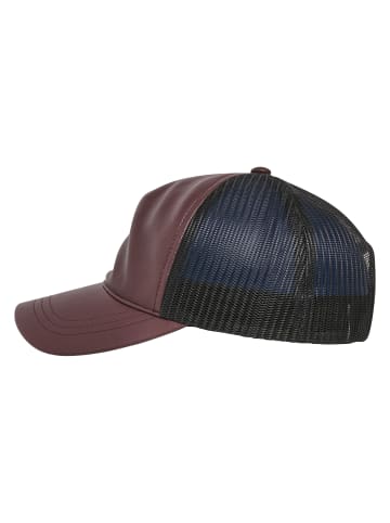  Flexfit Trucker in maroon/blk