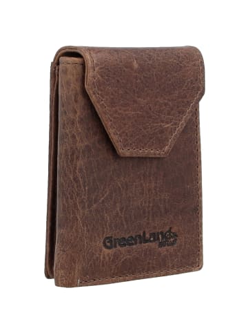 Greenland Nature Montana Geldbörse RFID Leder 7 cm braun