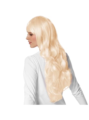 tectake Langhaarperücke mit schön fallenden Locken, blond