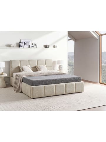 Beliani 2-tlg Doppelbett NOYON in Beige