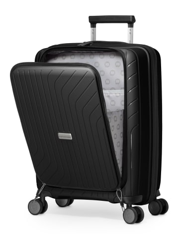 Hauptstadtkoffer TXL - 3er Koffer-Set Trolley Gepäckset, TSA, 4 Rollen (S, M & L) in Schwarz