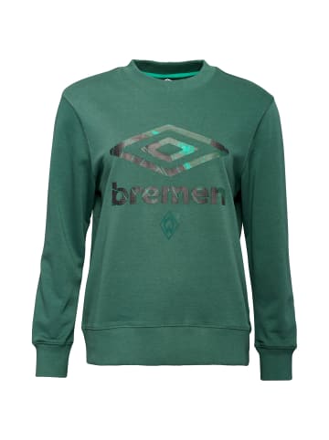 Umbro Sweatshirt SV Werder Bremen Navigation in grün / schwarz