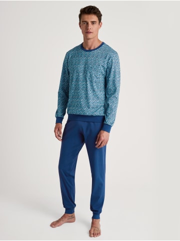 Calida Pyjama in pottery blue
