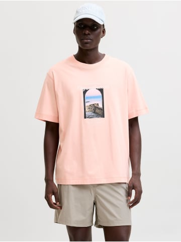 Jack & Jones T-shirt in Peach Melba