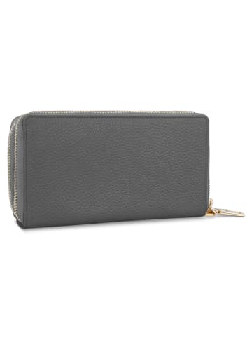 Lazarotti Bologna Leather Geldbörse RFID Schutz Leder 20 cm in grey